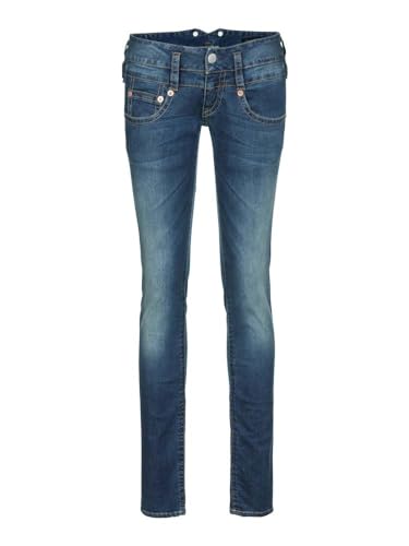 Herrlicher Women's Pitch Slim Organic Denim Jeans, Blue sea L32, W26/L32 on sale